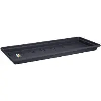 Elho Assiette de Pot de Fleur Elho Noir 54,9 cm - Idéale pour le Jardinage