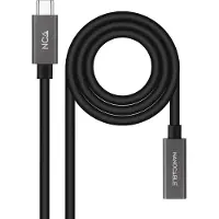 Nanocable Câble USB-C 10.01.4401 noir 1 m