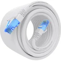 Aisens Câble réseau RJ45 AWG26 CCA Câble réseau UTP A135-0828 Cat.6/ 20m/ Blanc