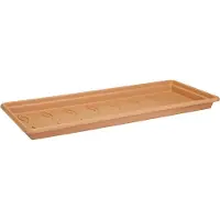 Elho green basics Garten xxl untersetz 100cm - mild tonrot