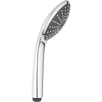 GROHE Douchette à main 1 jet - - Vitalio Joy 110 - EcoJoy - Chrome StarLight - Guide d'eau intérieur