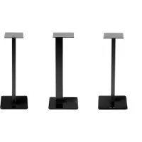 Norstone Stand de forge (1 paire, Support), Pied + support mural pour enceinte, Noir
