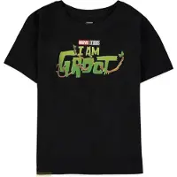 Marvel Garçons, T-shirt, MARVEL - Groot - T-Shirt Garçon (110/116), Noir, (110, 116)