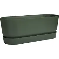 Elho Cache-pot en Plastique Vert Elho de 50 cm