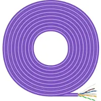 Aisens Catégorie 6 Hard UTP RJ45 Câble A135-0747 Violet 100 m