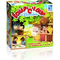 MEGABLEU Echap O Loup - Le jeu des 3 petits cochons pour enfants -