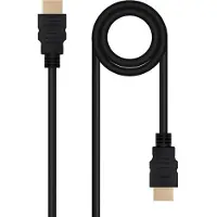 Nanocable 10.15.3807 (7 m), Câble vidéo, Noir