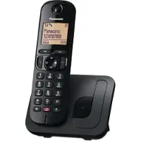 Panasonic Téléphone sans fil Noir 1,6