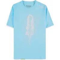 Sony Femmes, T-shirt, Horizon Forbidden West - Feather - T-shirt à manches courtes pour femme - M, Bleu, (M)