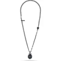 Police Collier - - PEAGN2212112 - Acier inoxydable - Argenté - Homme