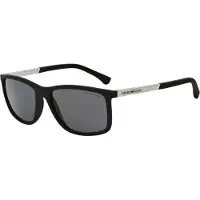Emporio Armani Lunettes de soleil '0EA4058' noir / argent