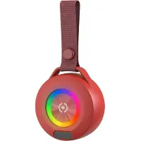 Celly Haut-parleurs bluetooth portables LIGHTBEATRD Rouge