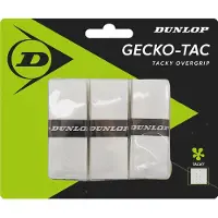 Dunlop Gecko-tac Tennis Overgrip 3 Units Blanc