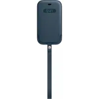 Apple Sacoche en cuir MagSafe iPhone 12 Mini - Baltic Blue