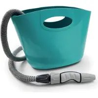 GF Aquapop Tuyau Extensible 15m Bleu Tuyau Extensible Avec Panier De Rangement -