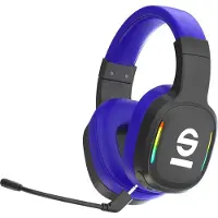 Sparco SPWHEADPHONEPRO écouteur/casque Sans fil Arceau Jouer USB Type-C Noir, Bleu