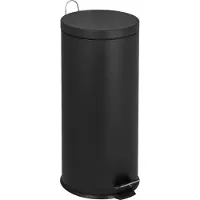 Kitchen Move Poubelle à pédale 30l noir - - 905567EBLACKSS - urban