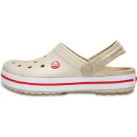 Crocs Sabots 'Crocband' mastic / grenadine / blanc