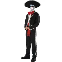 MOM Mexican Man Costume Noir S Enfants