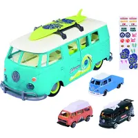 Majorette Volkswagen T1 Bleu Valisette de Jeu de Véhicules