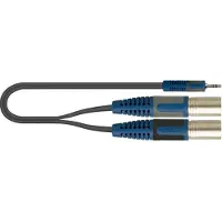 Quik Lok Quiklok RKSA192-5 - Câble audio RokSolid minijack stéréo - 2 x XLR mâle 5 m