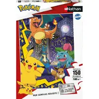 Nathan Puzzle de 150 pièces Pokémon City. Pokémon. Pour les enfants à partir de 7 ans. . 086189