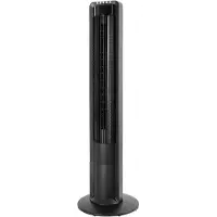 CasaFan Airos Eco Tower : Tour ventilante noire avec télécommande