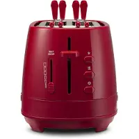 De'Longhi Grille-pain 2 tranches De Longhi CTLAP2203.R Rouge 550 W
