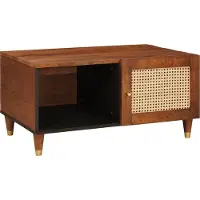 vidaXL Table basse 80 x 50 x 40 cm en bois massif de manguier