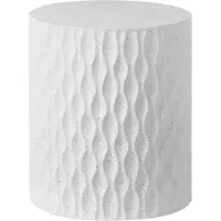 Beliani Table D'appoint Antelao Blanc