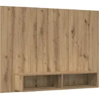 vidaXL Ensemble meuble TV en chêne Artisan 120 x 23,5 x 90 cm, aggloméré