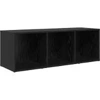 vidaXL Ensemble de meubles TV , 72 x 35 x 37 cm, noir, en panneaux de particules