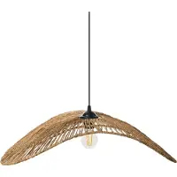 Beliani Lampe Suspension Yaguez Jute Naturel