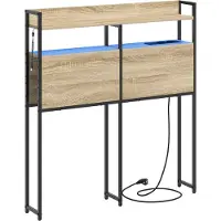 vidaXL Tête de lit de rangement, bois imitation chêne Sonoma