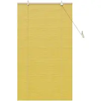 vidaXL Store jaune 90 x 160 cm en bambou