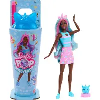 Barbie Poupée POP REVEAL BLUE UNICORN