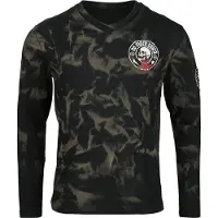 Rock Rebel by EMP T-shirt manches longues de - Skulls & Details - M - pour Homme - noir - Taille M