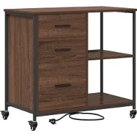 vidaXL Armoire avec station de recharge, 76 x 41 x 72 cm, en panneaux de particules