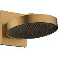 Hansgrohe Douche de plafond Rainfinity 250, 1 jet, avec raccord mural, finition bronze brossé