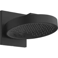 Hansgrohe Douche de plafond Rainfinity 250, 3 jets, avec raccord mural, finition noir mat