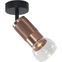 QAZQA Spot de plafond moderne bronze foncé réglable - Veerle