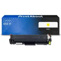 PrintAbout Toner compatible pour Canon 055 Y - Jaune