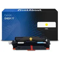 PrintAbout Toner compatible pour Canon 046H Y - Jaune - Grande capacité