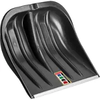Kadax Pelle à neige "Rilhac", pelle à neige sans manche avec bord en aluminium, noir, largeur 49 cm,