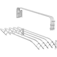 Kadax Séchoir à linge pliable pour la buanderie, séchoir à linge peu encombrant en métal (80cm)
