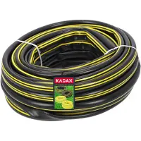 Kadax Tuyau d'arrosage "Mistral", Tuyau à trois couches en plastique PVC, ¾ pouce, 20 m
