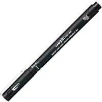 Uni-Ball Dauermarker PINBR-200(S) Pinsel Dunkelgrau 12 Stücke