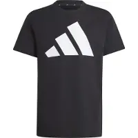 Adidas T-Shirt 'Essentials' noir / blanc