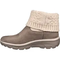 SKECHERS Boots 'Enkellaarsjes Plat' taupe