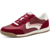 Tamaris Baskets basses rose ancienne / rouge / blanc
